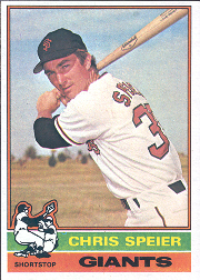 1976 Topps Baseball Cards      630     Chris Speier